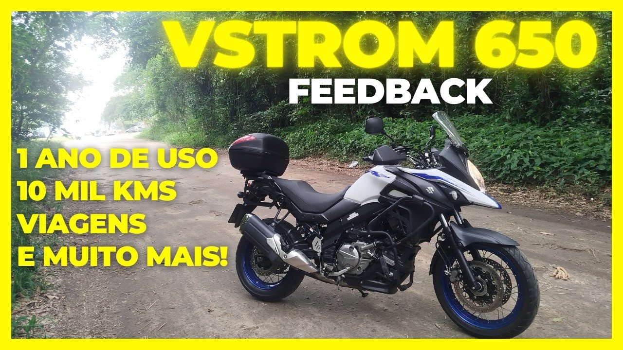1 ANO E 10 MIL KMS FEEDBACK DA SUZUKI VSTROM 650 XT  (2024)