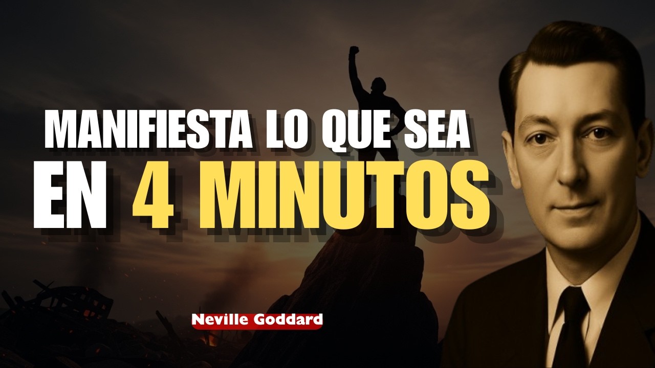 Cómo Manifestar Cualquier Cosa En 4 Minutos - Neville Goddard