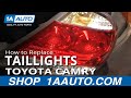 How to Replace Tail Lights 2005-06 Toyota Camry