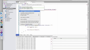 C# Coding Events 2.1 Creating a Model Class