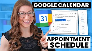 How to Create an Appointment Schedule in Google Calendar | Tutorial for Teachers