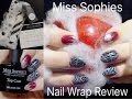 Miss Sophies Nail Wrap Review + simple dry marble tutorial