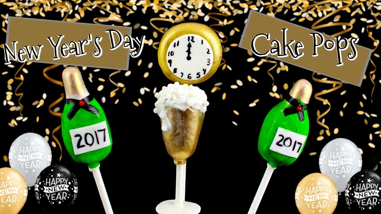 NEW YEAR CHAMPAGNE CAKE POP