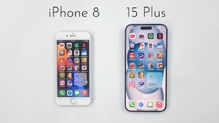 iPhone 8 vs iPhone 15 Plus - Speed Test!