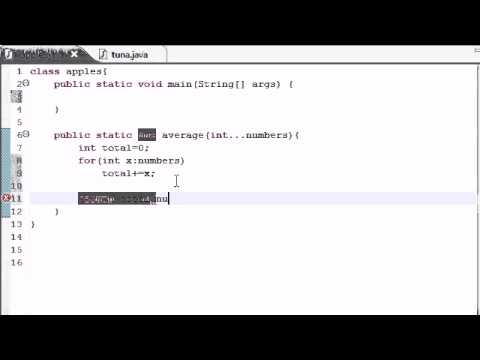 Java Programming Tutorial   35   Variable Length Arguments