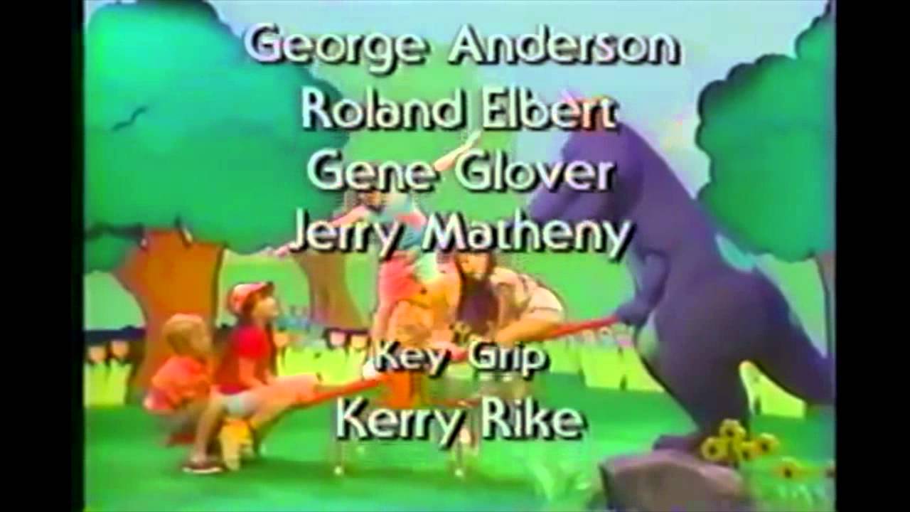 Opening Closing To Barney The Backyard Gang Three Wishes 1991 VHS