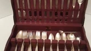 Vintage Set of 77 Pieces of Silver Plated Rogers Brothers Community 1847 Silverware Set