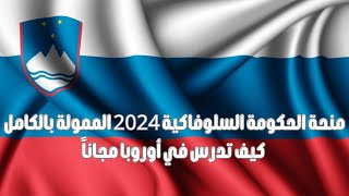 منحة الحكومة السلوفاكية 2024 الممولة بالكامل │ كيف تدرس في أوروبا مجاناً