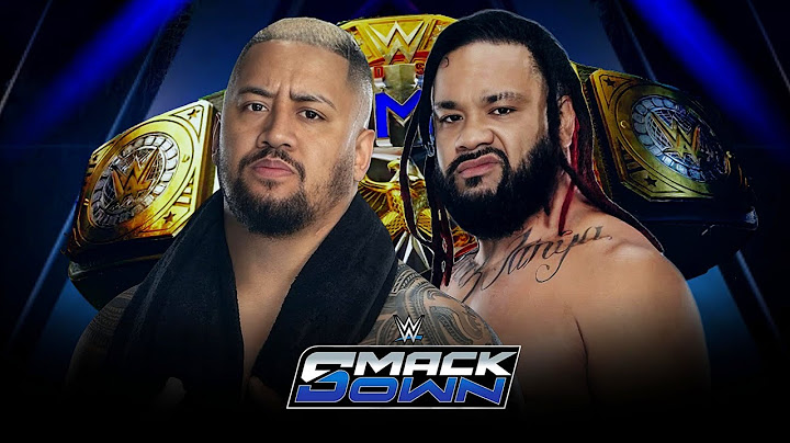 Solo Sikoa vs Jacob Fatu Full Match WWE SmackDown Highlights