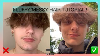 New Easy Fluffy/Messy Hair Tutorial🔥