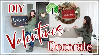 10 Dollar Tree DIY Valentine’s Day Decor Ideas 💕 Haul 2021 + Valentine’s Decorate With Me