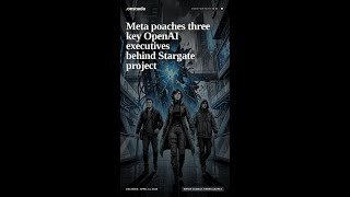Meta poaches three key OpenAI executives behind Stargate project #shorts