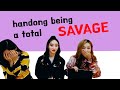 introducing handong being a total savage 🔥