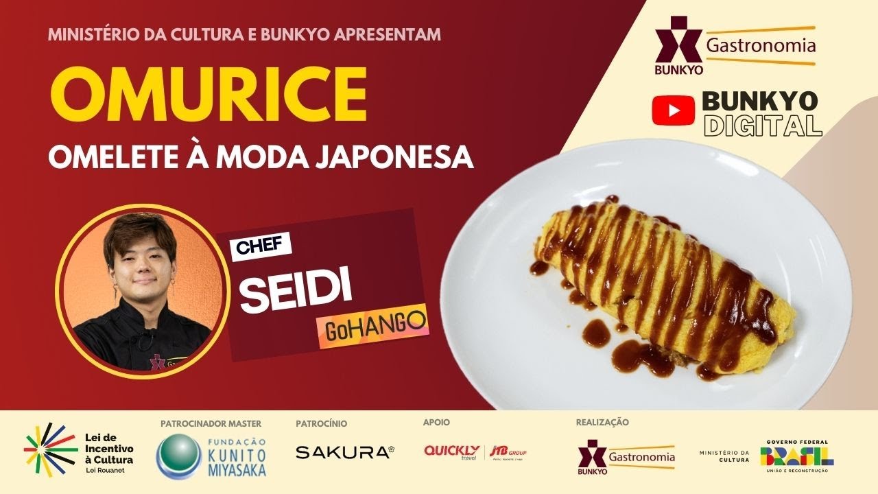 Aula de culinária online: Omurice com Gohango