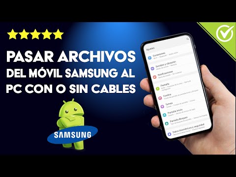 ¿Cómo pasar archivos de mi teléfono SAMSUNG a la PC con o sin cables?