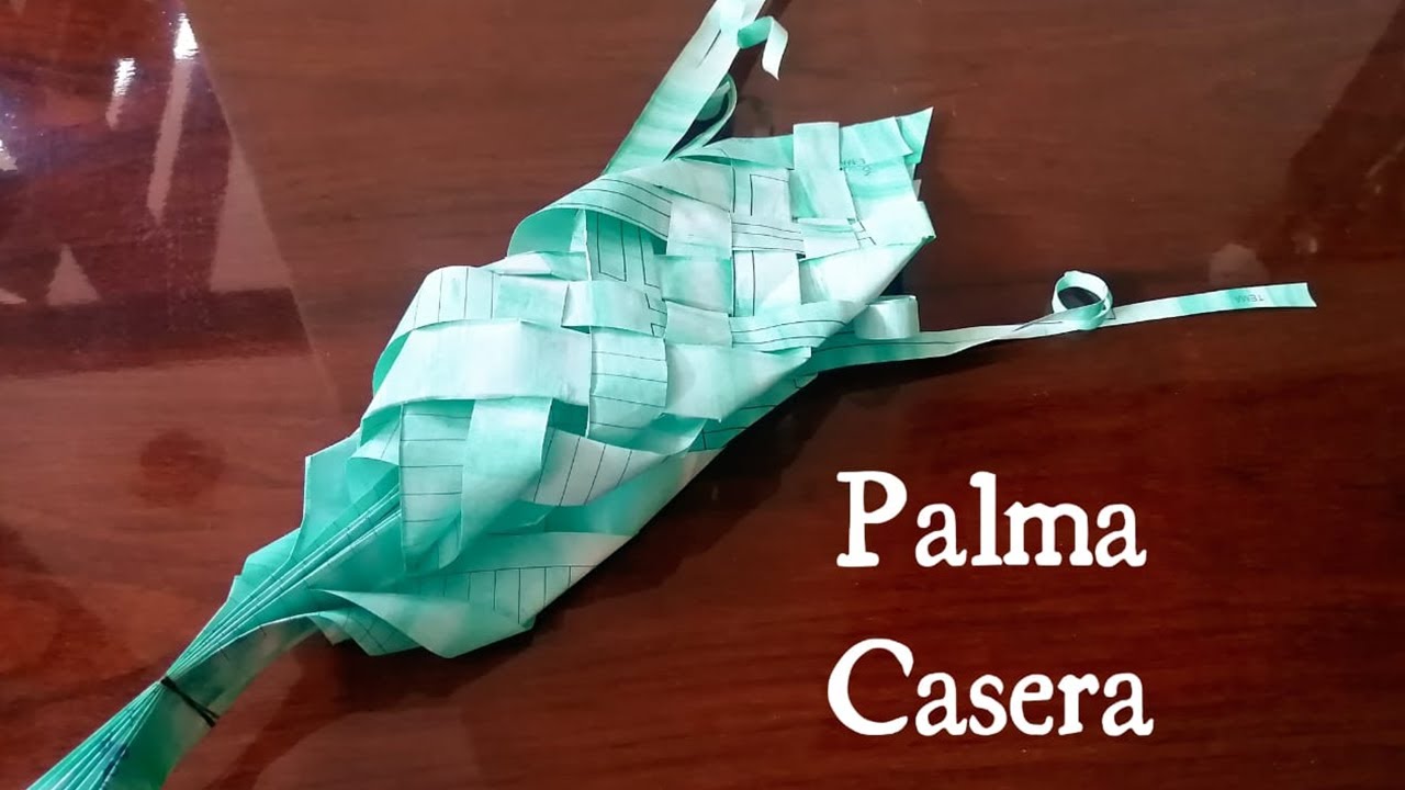 ¿Cómo hacer una palma de olivo casera para Domingo de Ramos? YouTube