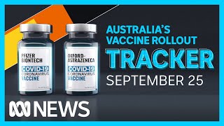 Tracking Australia's COVID-19 vaccine rollout: September 25 | ABC News