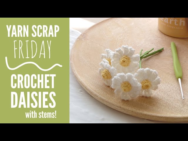 Daisy Crochet Flower Pattern - Daisy Cottage Designs