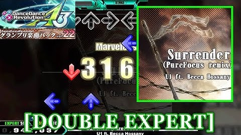 【DDR A3(GP)】 Surrender (PureFocus remix) / U1 ft. Becca Hossany [DOUBLE EXPERT] 譜面確認+Clap