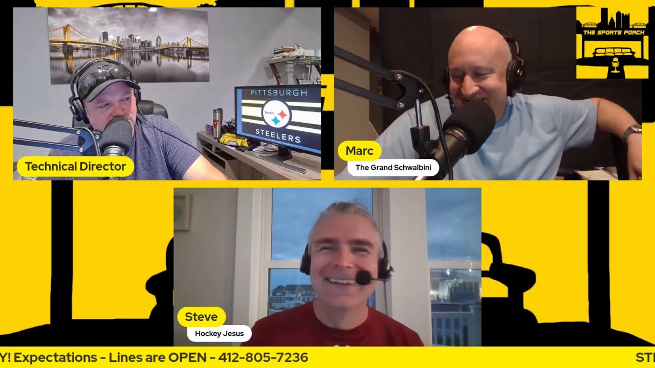 The Porch is LIVE - What to make of the Pirates?  Steelers Camp?