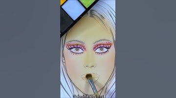 Brown Lips On Face chart #facechart #makeupchart