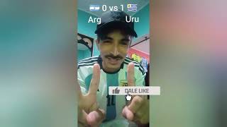 #reaccion #argentina 🇦🇷 0 vs 2 🇺🇾 #uruguay #eliminatorias2026