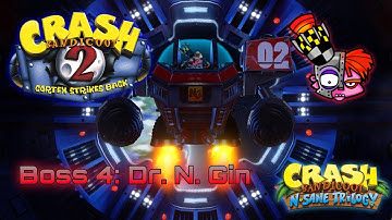 Crash Bandicoot 2 Cortex Strikes Back (PS4/PS5) Boss 4: Dr. N. Gin
