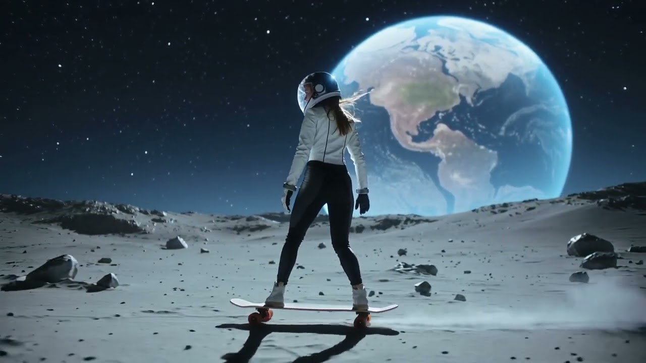 Slow cinematic glide shot