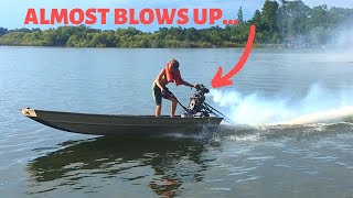 Longtail Mud Motor Vanguard 20hp Turbo Build