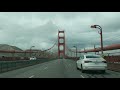 Crossing the Golden Gate Bridge - Northbound.