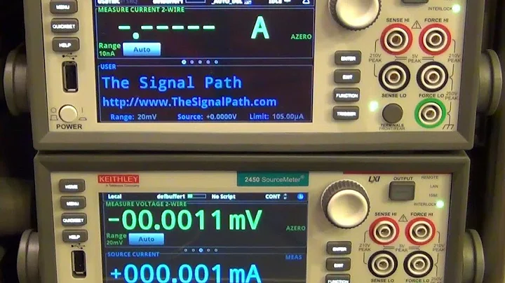 TSP #36 - Keithley 2450 Source Measure Unit (SMU) ...