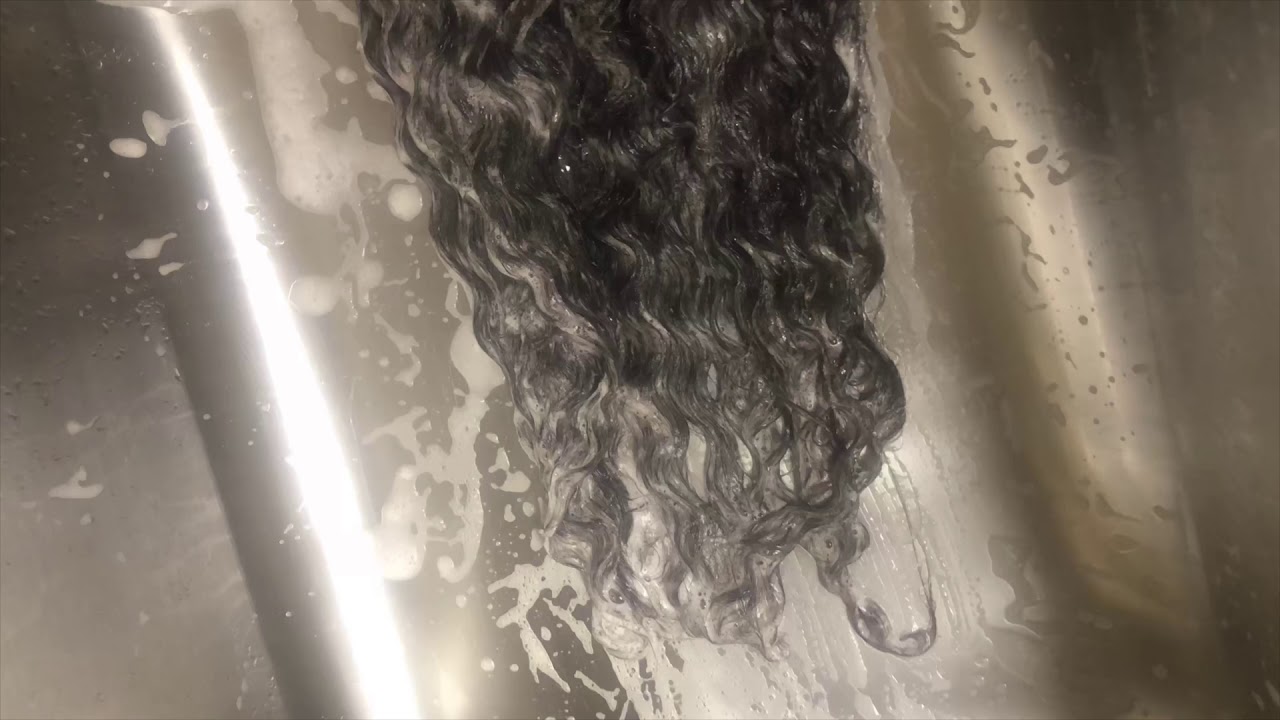 How to Wash Your Curly Wigs YouTube