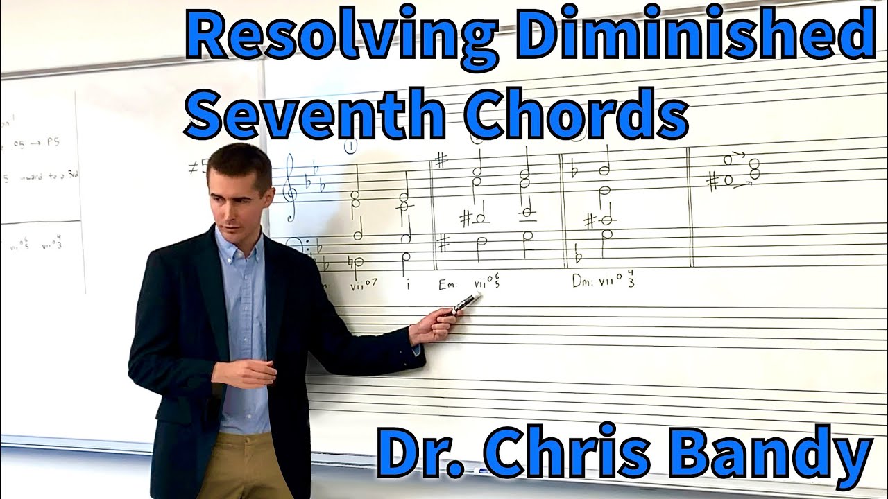 Разрешение уменьшенных септаккордов — Доктор Крис Банди