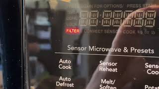 Reset Microwave Filter light and change filters: Frigidaire Gallery