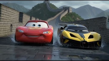 Lightning McQueen vs Real Life Cars – Epic Racing Challenge! (Ultra Realistic Animation)