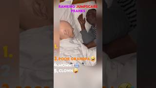 Ranking jumpscare pranks #pranks #funny #jumpscare #shorts