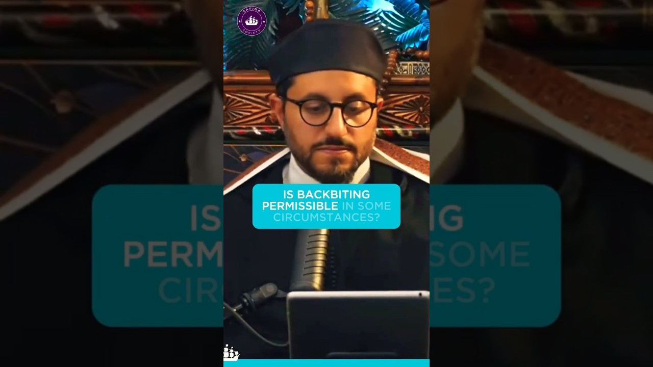 When Is Backbiting Allowed?