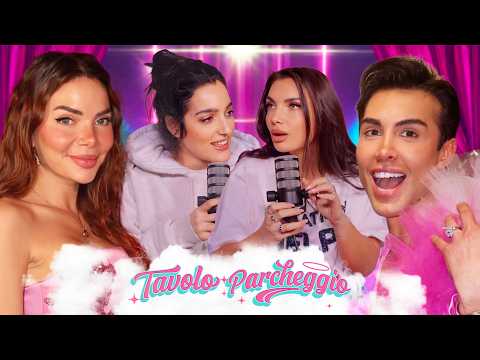 Video SCHERZI TELEFONICI E PALPATE DI TET*E con ELETTRA LAMBORGHINI e LEVANTE | TAVOLO PARCHEGGIO EP. 128