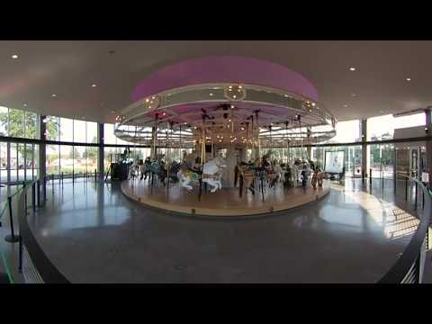 Looff Carousel Overview and 360° Ride Experience