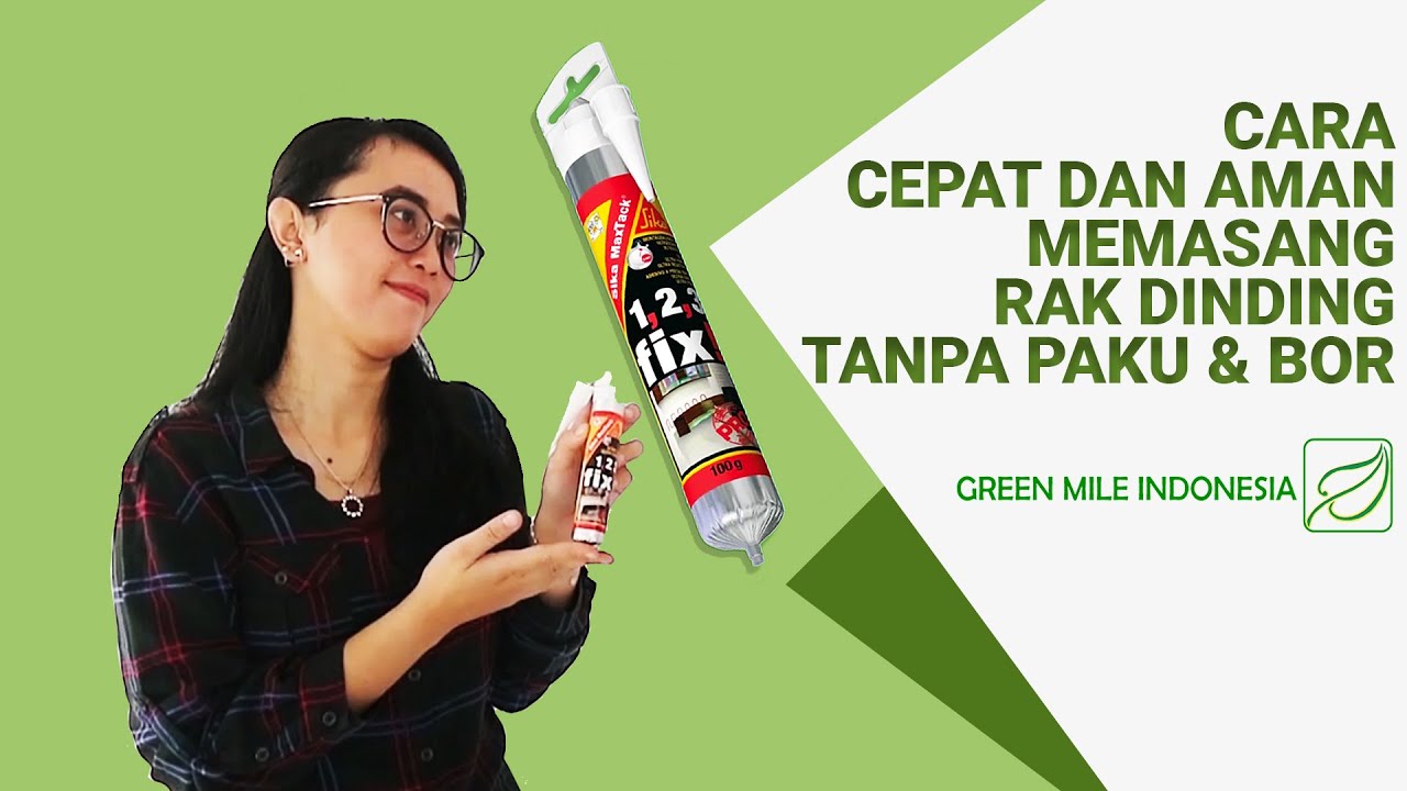 Cara Cepat dan Aman Memasang Rak Dinding  Tanpa Paku  dan 