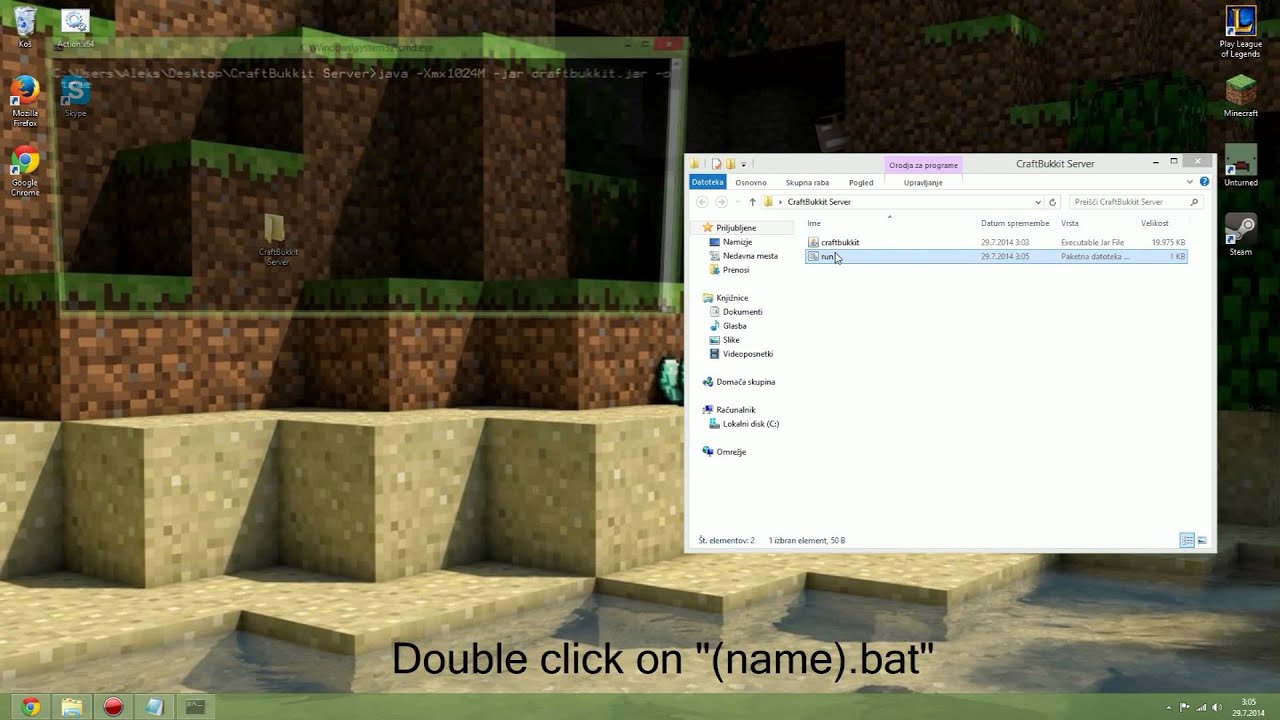 [1.7.10] How to make a minecraft server on Windows 8 - YouTube