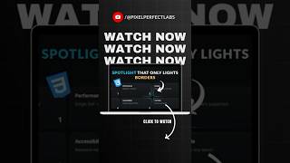CSS Border Spotlight Effect and Found This Game-Changing Trick | CSS Masking #shorts