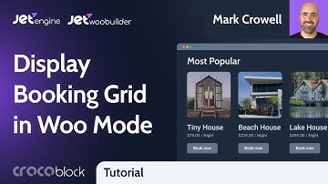 How to Display Booking Listings in Woocommerce Mode | JetWooBuilder & JetEngine