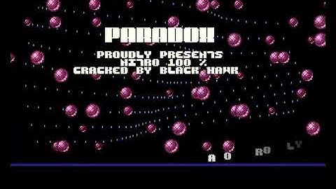 Paradox   Nitro mp4 HYPERSPIN AMIGA INTRO CRACKTRO DEMO COMMODORE NOT MINE VIDEOS