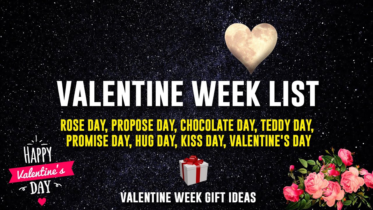 2023 Valentine Week List