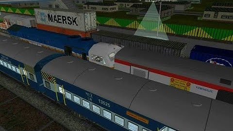 12916 Ashram Express Journey In MSTS