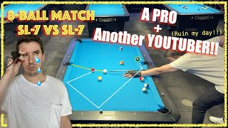 WHO is THIS GUY?! Ron the POOL STUDENT's involved?! BIGGEST amateur pool match yet! APA SL-7 vs SL-7