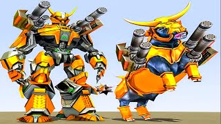 Bull Robot Car Transformer Shooting Games #2 - Android Gameplay screenshot 5