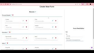 Full Stack Dynamic Forms Builder | React + Node.js + MongoDB (Beginner Friendly)