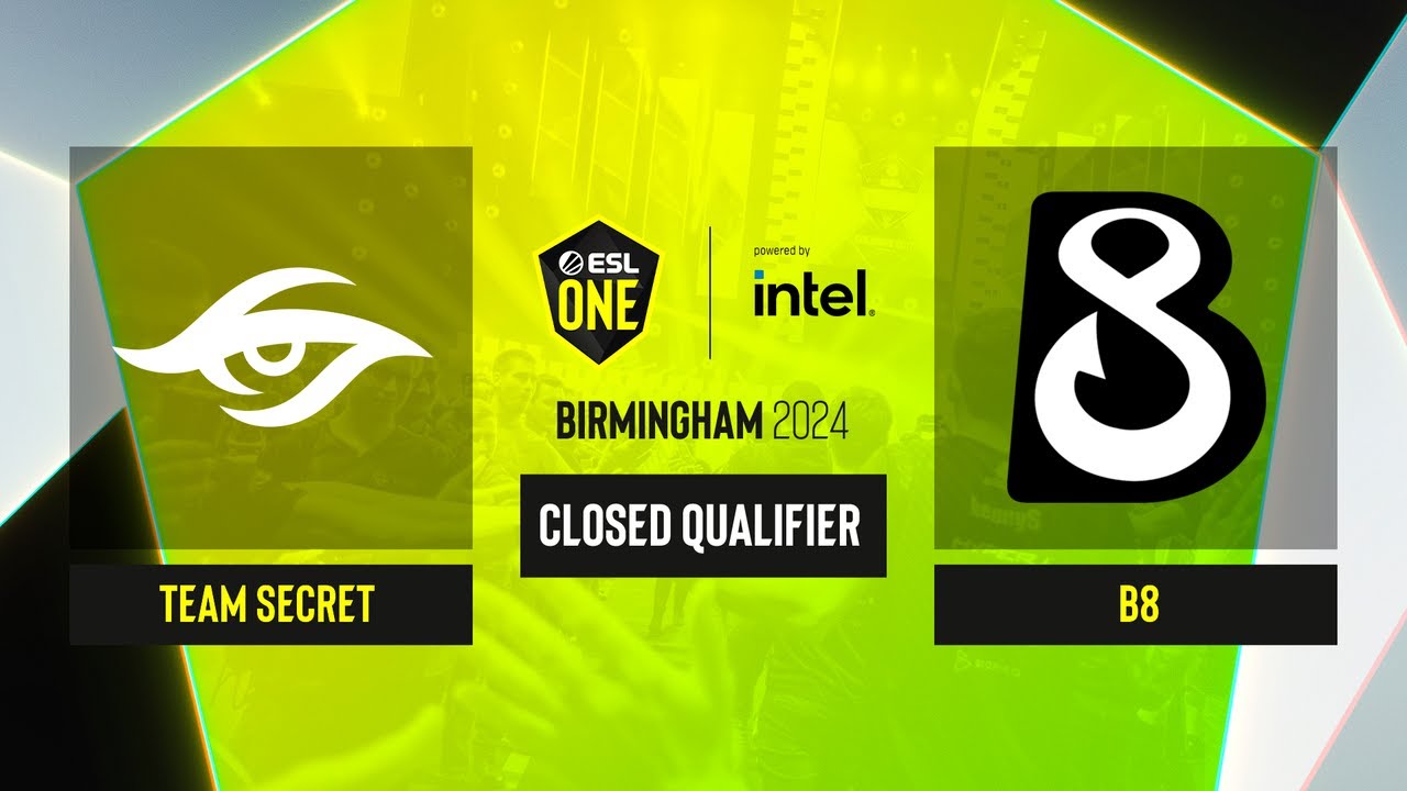 Dota2 - Team Secret vs B8 - Game 1 - ESL One Birmingham 2024 - CQ - WEU